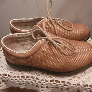Reebok Brown Leather Golf Shoes Sz.6.5